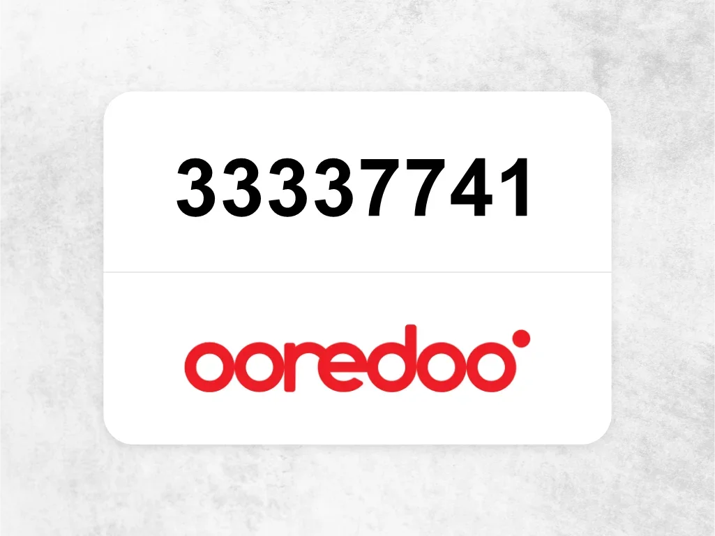Ooredoo Mobile Phone  33337741