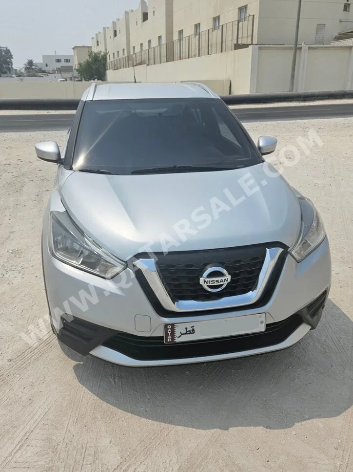 Nissan  Kicks  2018  Automatic  85,000 Km  4 Cylinder  Front Wheel Drive (FWD)  SUV  Silver