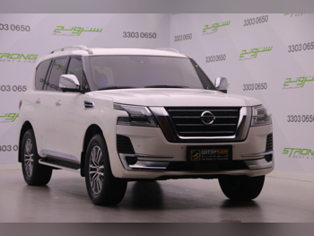 نيسان  باترول  بلاتنيوم  2021  اوتوماتيك  153,000 كم  6 سلندر  دفع رباعي  اس يو في  أبيض لؤلؤي