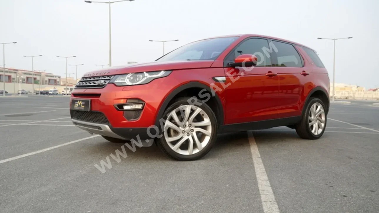 Land Rover  Discovery  Sport HSE  2015  Automatic  106,000 Km  4 Cylinder  Four Wheel Drive (4WD)  SUV  Red