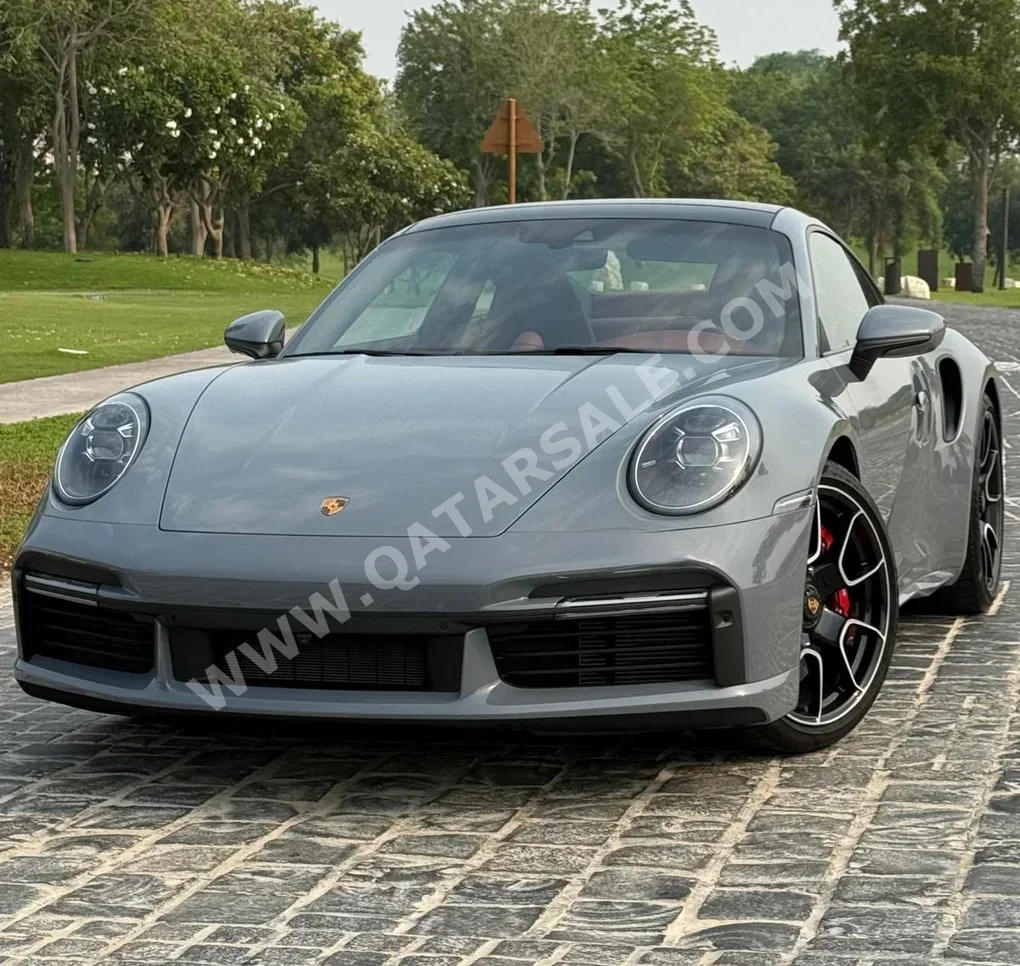 Porsche  911  Turbo  2024  Automatic  4,700 Km  6 Cylinder  All Wheel Drive (AWD)  Coupe / Sport  Gray  With Warranty