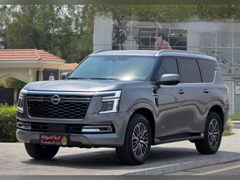 Nissan  Patrol  Titanium Turbo  2025  Automatic  5,000 Km  6 Cylinder  Four Wheel Drive (4WD)  SUV  Gray  With Warranty