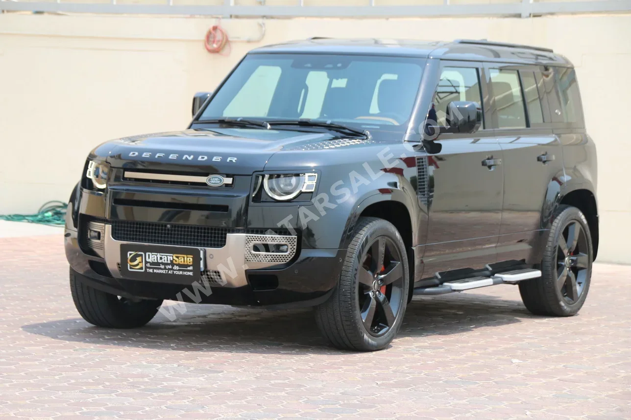 Land Rover  Defender  110 X  2022  Automatic  107,000 Km  6 Cylinder  Four Wheel Drive (4WD)  SUV  Black  With Warranty