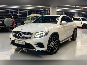 Mercedes-Benz  GLC  250 AMG  2019  Automatic  83,000 Km  4 Cylinder  All Wheel Drive (AWD)  Coupe / Sport  White  With Warranty
