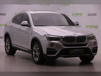 BMW  X-Series  X4  2015  Automatic  220,000 Km  4 Cylinder  Four Wheel Drive (4WD)  SUV  Silver
