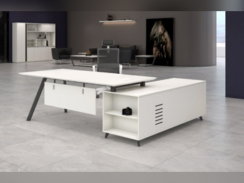 المكاتب ومكاتب الحاسوب - مكتب  - ميرير للمفروشات  - أبيض