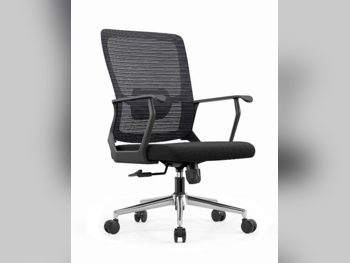 كراسي مكتب - كرسي السكرتيري  - أسود