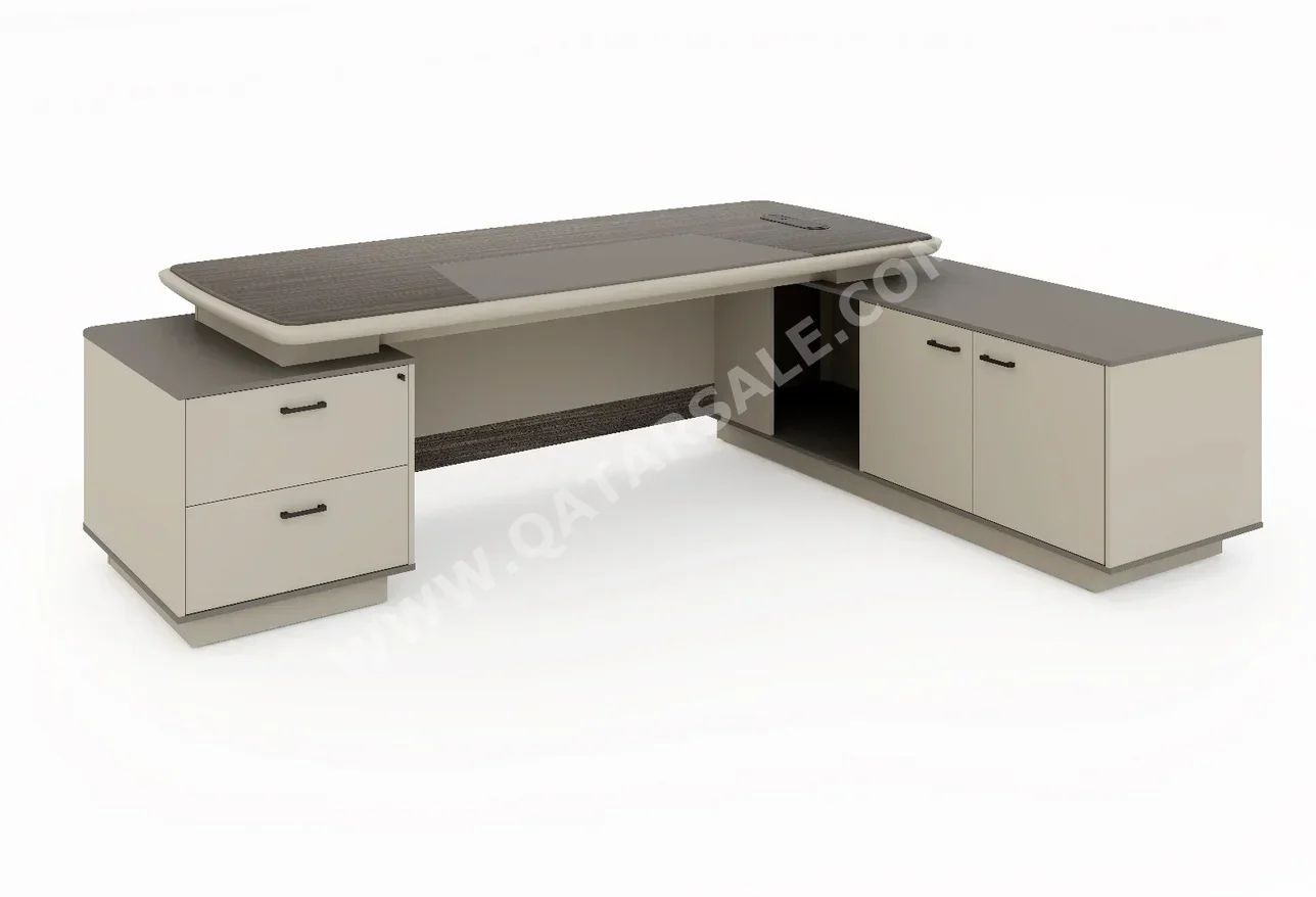 Desks & Computer Desks - Luxury Executive Desk  - Merir Furniture  - Gray