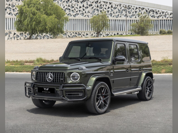 Mercedes-Benz  G-Class  63 AMG  2021  Automatic  48,000 Km  8 Cylinder  Four Wheel Drive (4WD)  SUV  Green