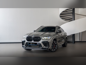 BMW  X-Series  X6 M Competition  2021  Automatic  77,000 Km  8 Cylinder  Four Wheel Drive (4WD)  SUV  Gray  With Warranty