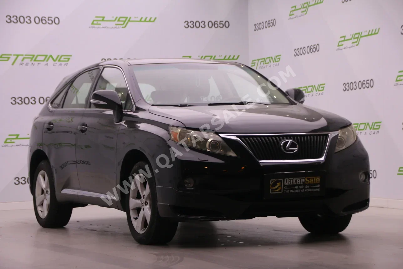 Lexus  RX  350  2010  Automatic  180,000 Km  4 Cylinder  Four Wheel Drive (4WD)  SUV  Black