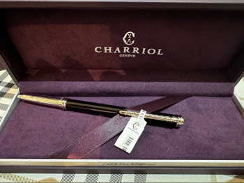 Charriol  Black and Silver -  Year 2024  Fountain Pen