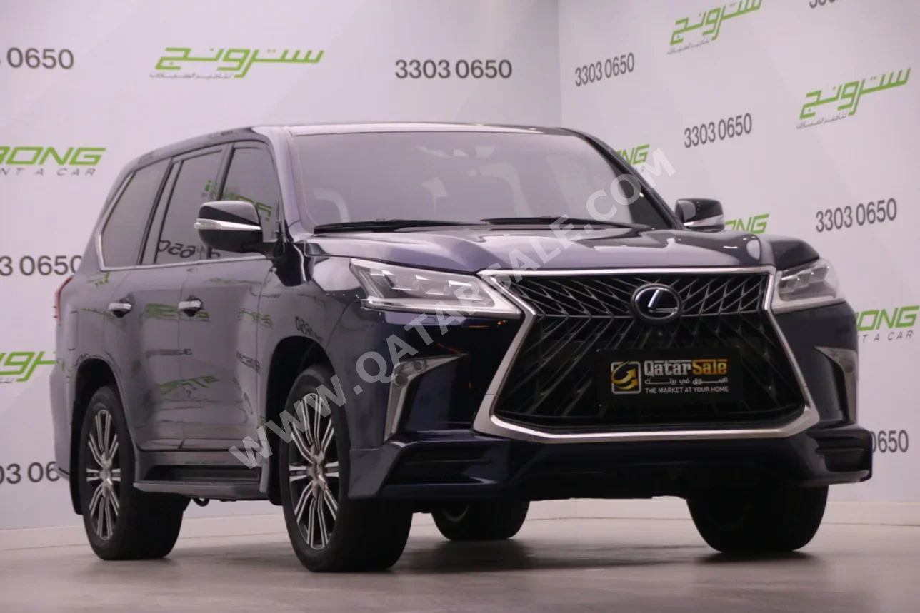 لكزس  ال اكس  570  2017  اوتوماتيك  243,000 كم  8 سلندر  دفع رباعي  اس يو في  أزرق غامق