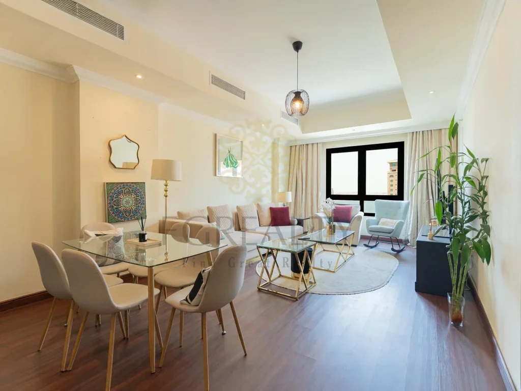 1 Bedrooms Apartment For Rent in Doha - The Pearl Fully Furnished