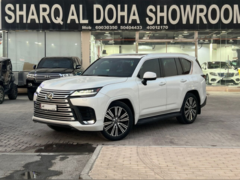 Lexus  LX  600 Luxury  2023  Automatic  68,000 Km  6 Cylinder  Four Wheel Drive (4WD)  SUV  White  With Warranty