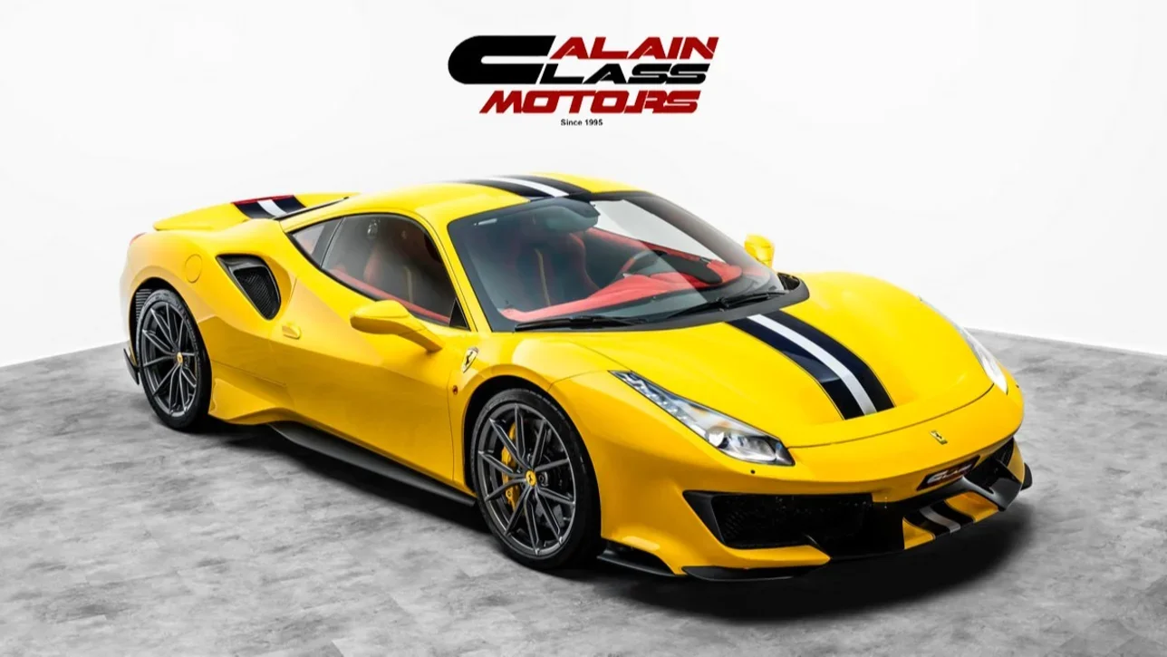 Ferrari  488  Pista  2019  Automatic  17,170 Km  8 Cylinder  Rear Wheel Drive (RWD)  Coupe / Sport  Yellow