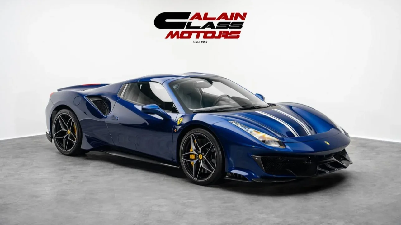 فيراري  488  سبايدر  2020  اوتوماتيك  863 كم  8 سلندر  دفع خلفي  كشف  ازرق  تحت الضمان