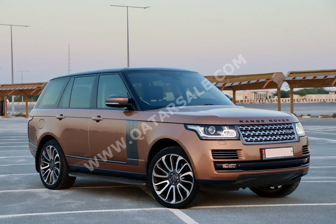 Land Rover  Range Rover  Vogue  Autobiography  2013  Automatic  60,000 Km  8 Cylinder  Four Wheel Drive (4WD)  SUV  Brown