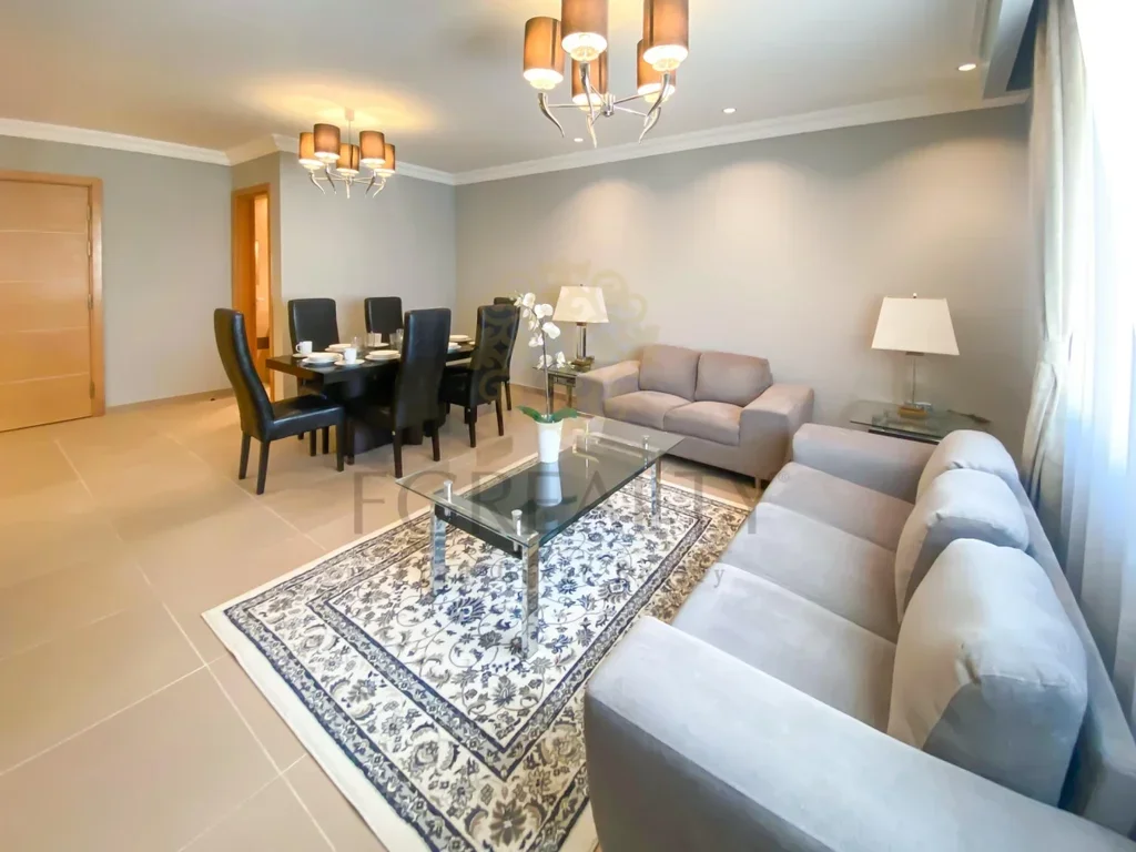 2 Bedrooms  Apartment  For Rent  in Doha -  Fereej Al Nasr  Fully Furnished