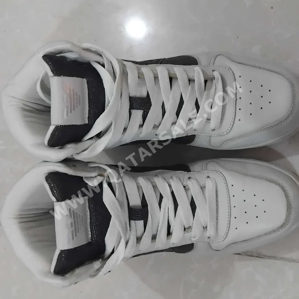 Shoes Armani  Genuine Leather  White Size 39  Men