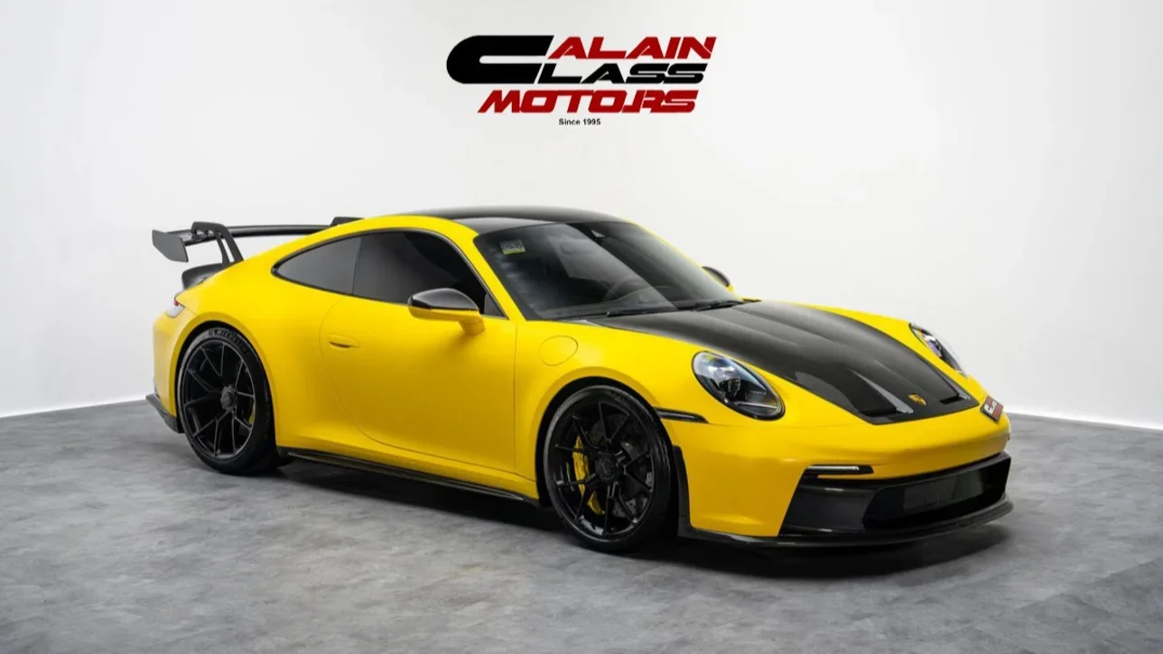 Porsche  911  GT3  2022  Manual  4,500 Km  6 Cylinder  Rear Wheel Drive (RWD)  Coupe / Sport  Yellow