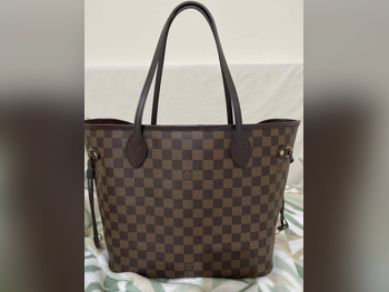 Tote Bag  - Louis Vuitton  - Brown  - Genuine Leather  - For Women