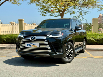 Lexus  LX  600 Luxury  2024  Automatic  25,000 Km  6 Cylinder  Four Wheel Drive (4WD)  SUV  Black  With Warranty