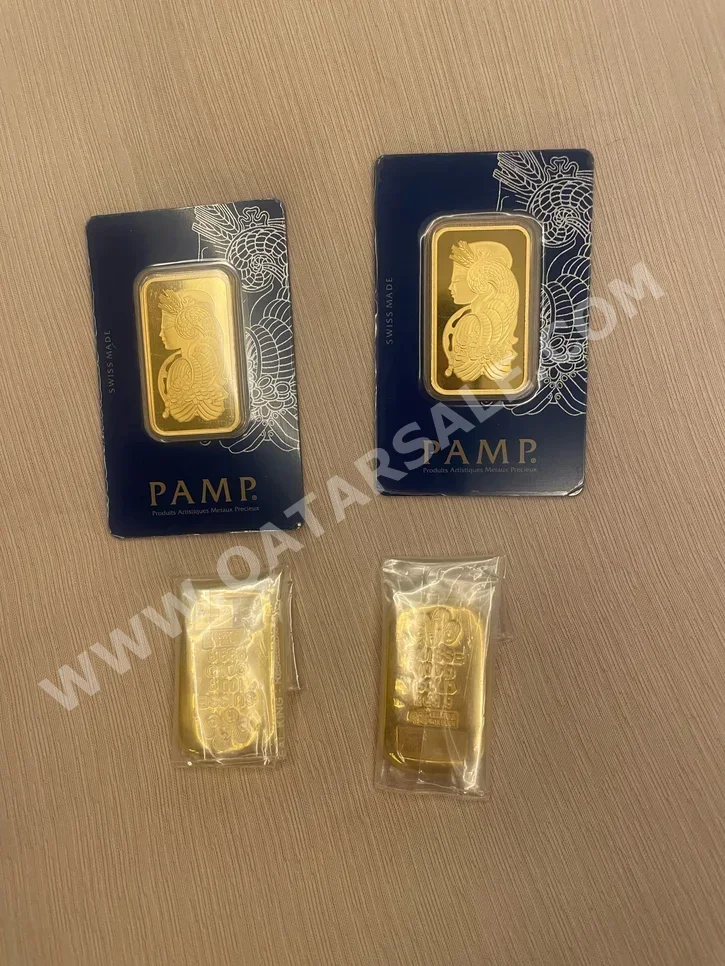 الذهب سبيكة ذهب  سويسرا  كلا الجنسين  حسب الوزن  31 غرام  بدون حجر  توصيل مجاني  ذهب أصفر  عيار 24