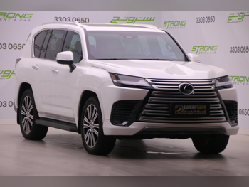 Lexus  LX  600 Luxury  2025  Automatic  4,000 Km  6 Cylinder  Four Wheel Drive (4WD)  SUV  White  With Warranty