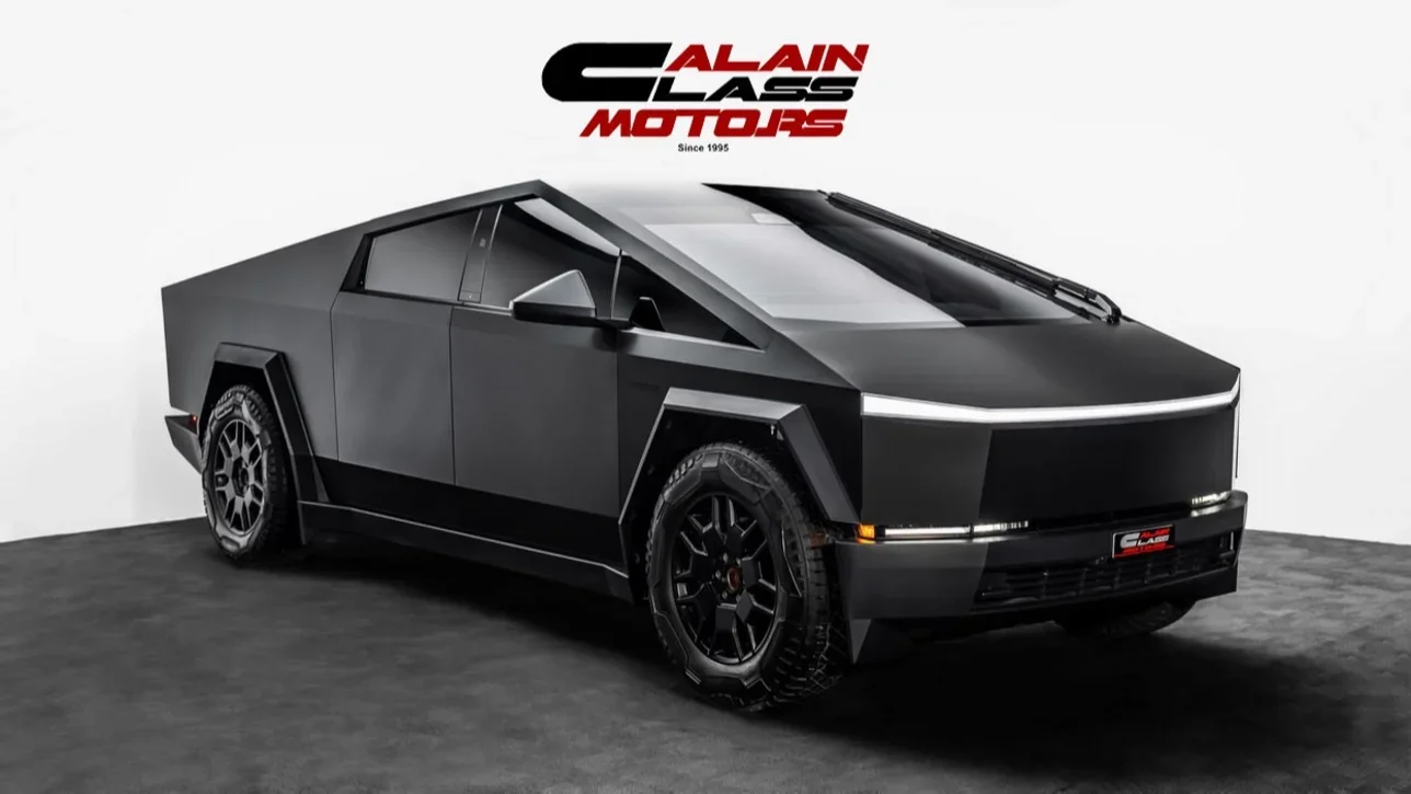 Tesla  Cybertruck  Foundation Series  2024  Automatic  1,300 Km  0 Cylinder  Four Wheel Drive (4WD)  Pick Up  Black Matte