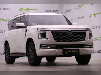 Nissan  Patrol  Titanium  2025  Automatic  6,500 Km  6 Cylinder  Four Wheel Drive (4WD)  SUV  Pearl  With Warranty