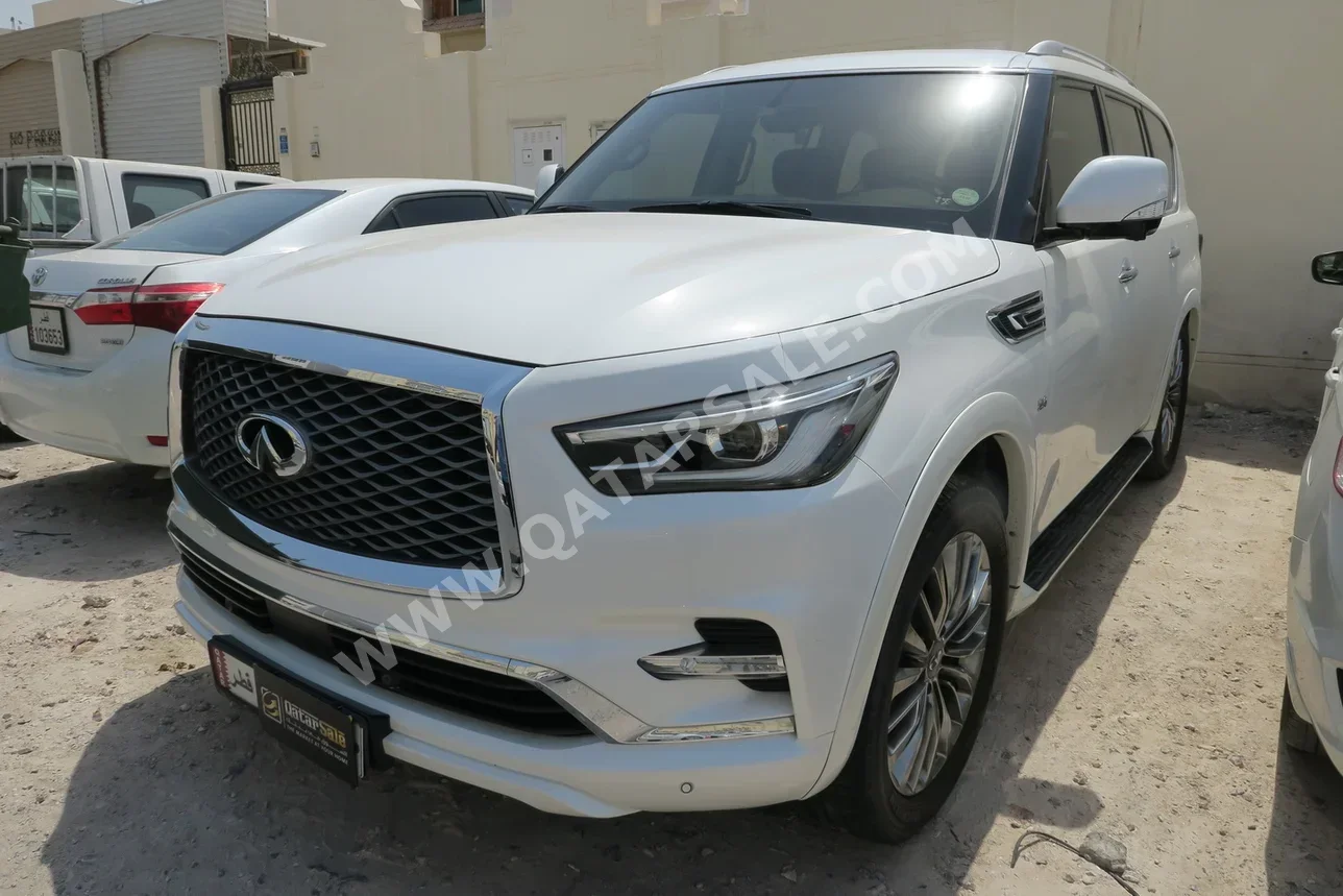 انفنيتي  كيو اكس  80  2018  اوتوماتيك  143,000 كم  8 سلندر  دفع رباعي  اس يو في  أبيض