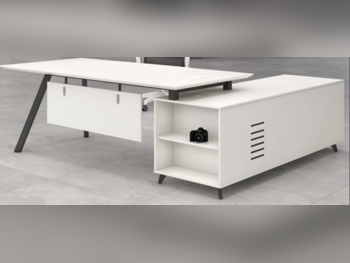 Desks & Computer Desks - Manager Desk  - Merir Furniture  - White