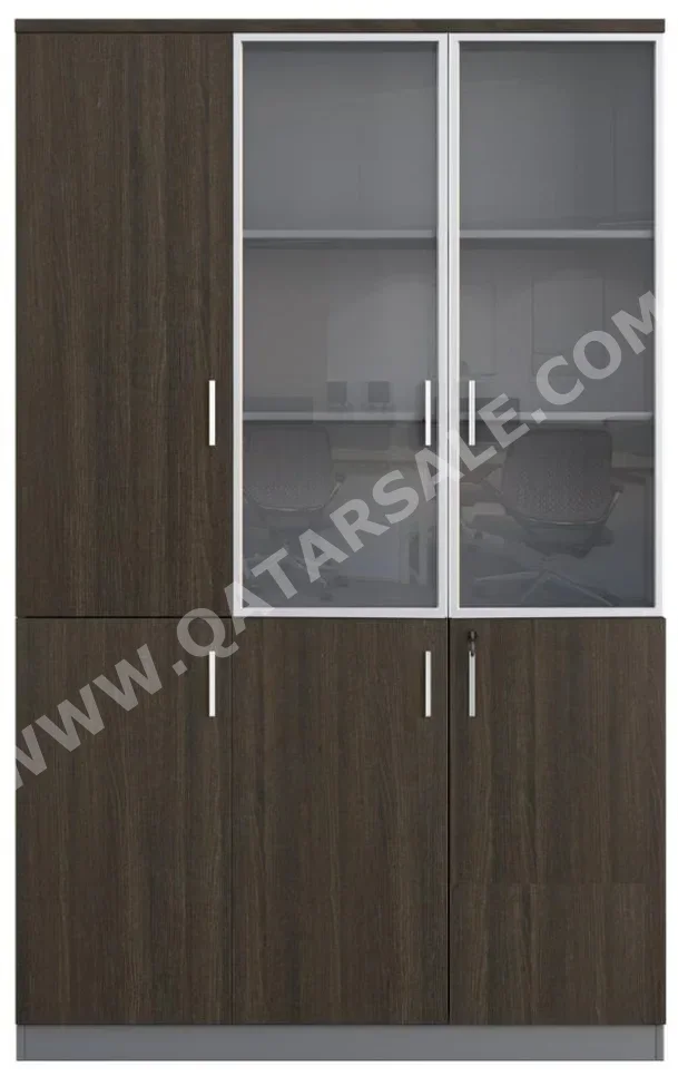 Bookcases & Shelving Units Shelving Unit with Doors  - Brown