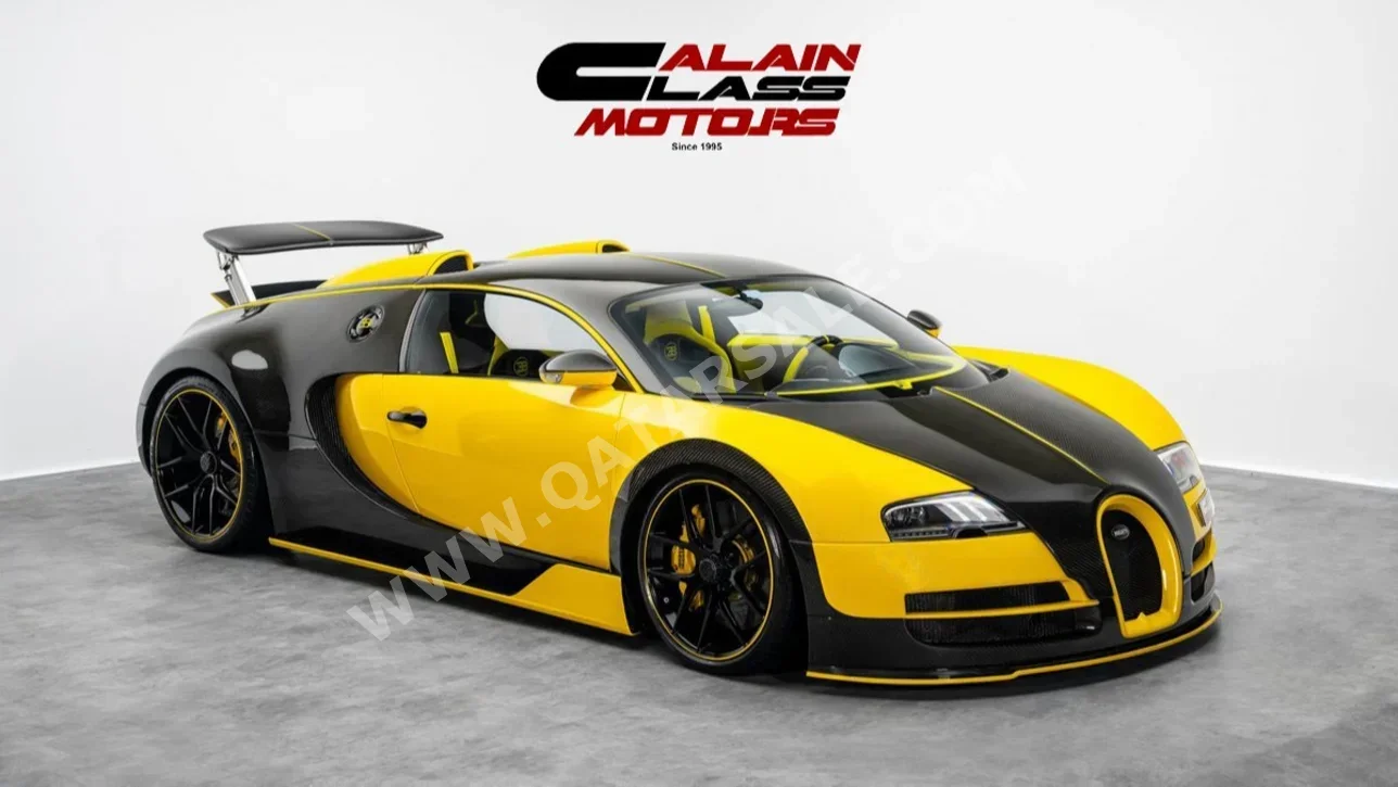 بوغـاتي  فيرون  2008  اوتوماتيك  18,641 كم  16 سلندر  دفع كلي مستمر  كوبيه \ سبورت  أصفر