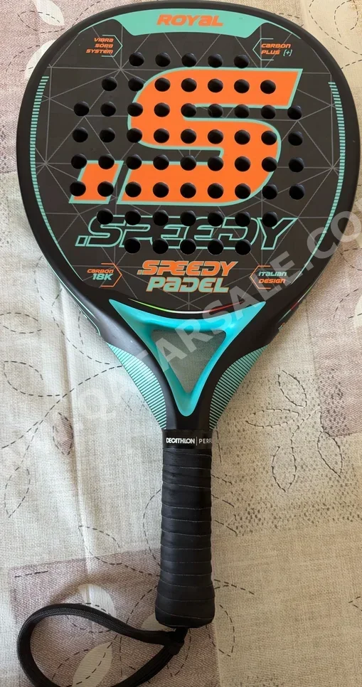 Tennis/Paddle Rackets Black - Blue  For Adults  For Beginners