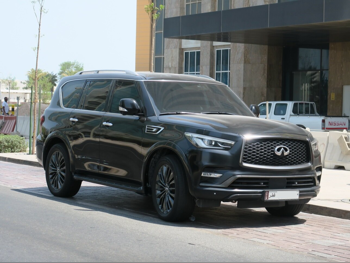 Infiniti  QX  80  2021  Automatic  110,000 Km  8 Cylinder  Four Wheel Drive (4WD)  SUV  Black  With Warranty