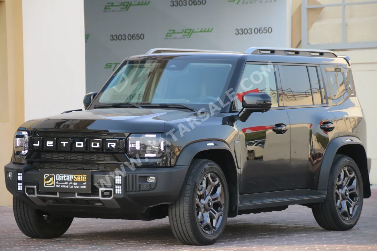 Jetour  T2  I-DM  2025  Automatic  7,700 Km  4 Cylinder  Four Wheel Drive (4WD)  SUV  Black  With Warranty