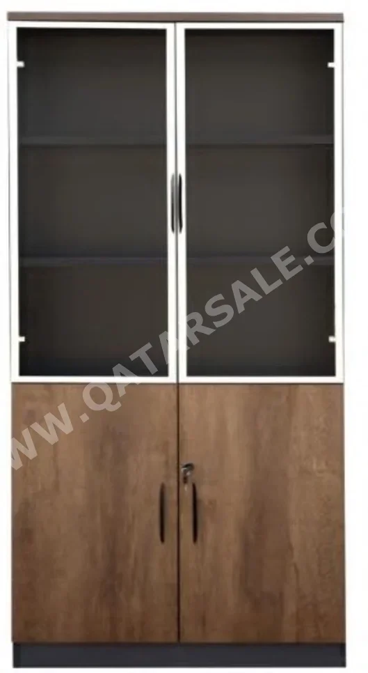 Bookcases & Shelving Units Shelving Unit with Doors  - Brown