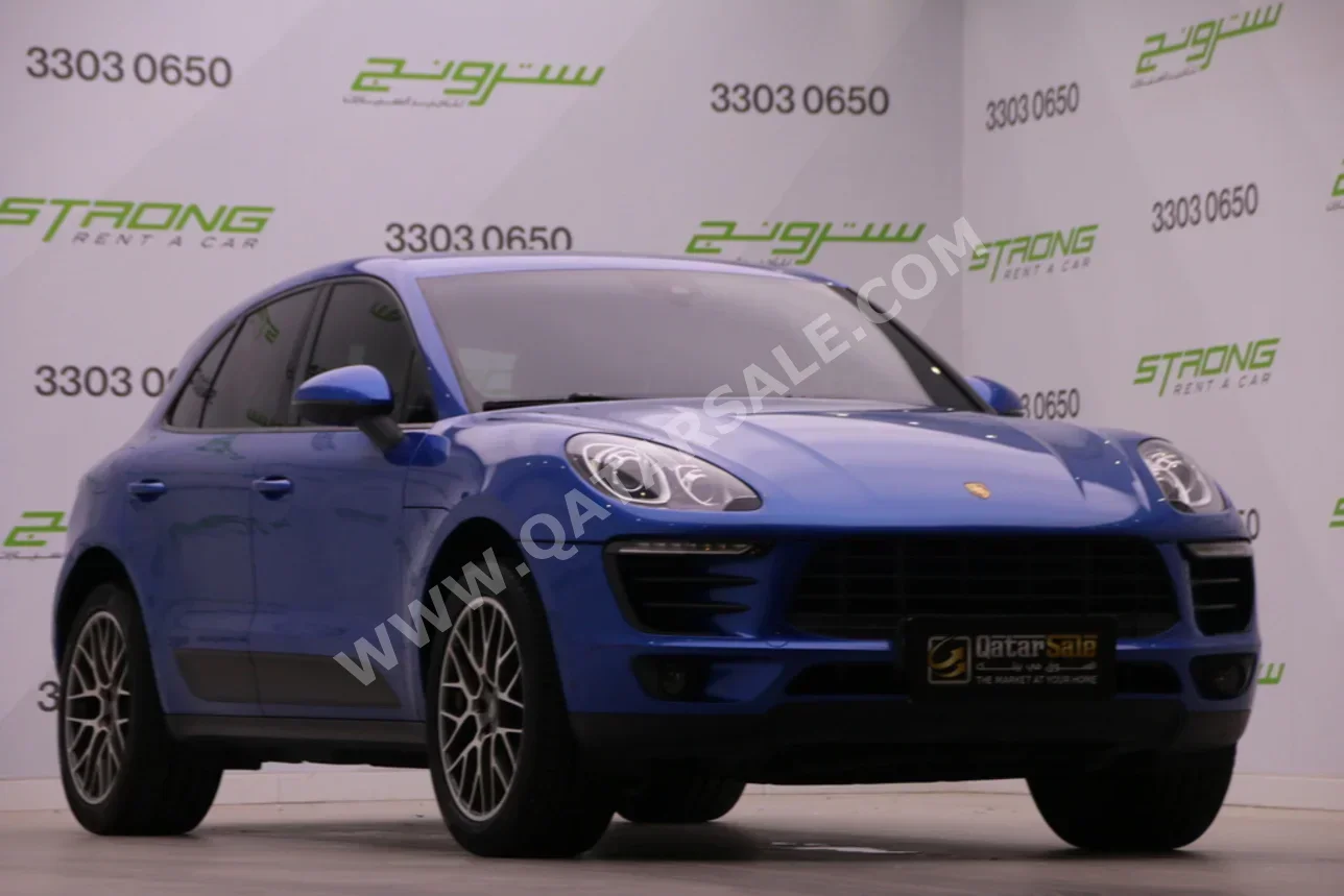Porsche  Macan  2018  Automatic  166,000 Km  4 Cylinder  Four Wheel Drive (4WD)  SUV  Blue