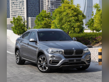 BMW  X-Series  X6 M50i  2017  Automatic  73,000 Km  8 Cylinder  Four Wheel Drive (4WD)  SUV  Gray