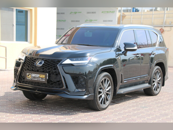 Lexus  LX  600 F Sport  2024  Automatic  59,000 Km  6 Cylinder  Four Wheel Drive (4WD)  SUV  Black  With Warranty