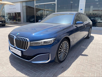 BMW  7-Series  730 Li  2021  Automatic  80,000 Km  6 Cylinder  Rear Wheel Drive (RWD)  Sedan  Blue  With Warranty