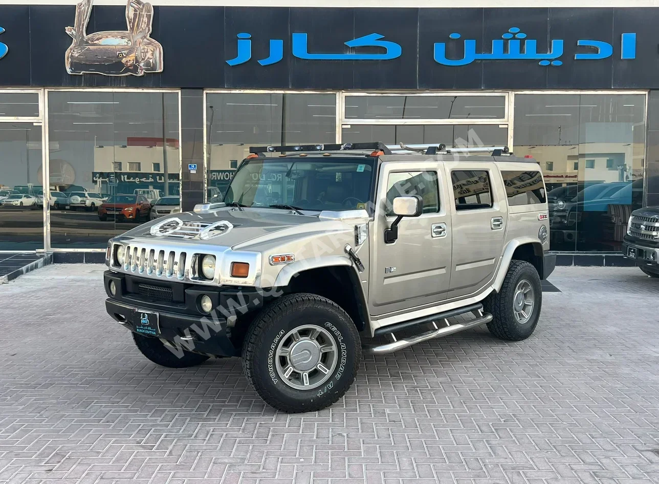 همر  اتش 2  2004  اوتوماتيك  209,000 كم  8 سلندر  دفع رباعي  اس يو في  فضي