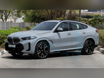 BMW  X-Series  X6 40i  2025  Automatic  12 Km  6 Cylinder  All Wheel Drive (AWD)  SUV  Gray  With Warranty