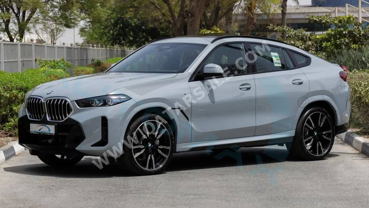 BMW  X-Series  X6 40i  2025  Automatic  12 Km  6 Cylinder  All Wheel Drive (AWD)  SUV  Gray  With Warranty