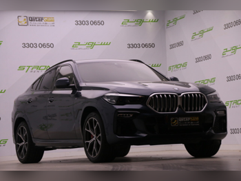 BMW  X-Series  X6  2021  Automatic  40,000 Km  6 Cylinder  Four Wheel Drive (4WD)  SUV  Gray