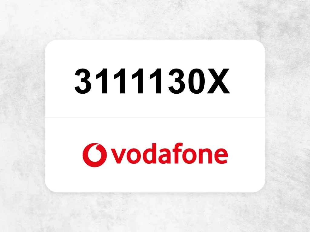 Vodafone Mobile Phone  3111130X