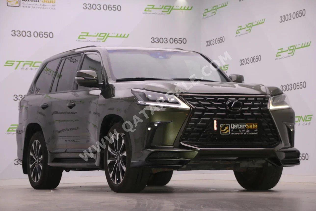 Lexus  LX  570 S Black Edition  2021  Automatic  182,000 Km  8 Cylinder  Four Wheel Drive (4WD)  SUV  Green