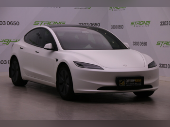Tesla  Model 3  2024  Automatic  54,000 Km  0 Cylinder  Four Wheel Drive (4WD)  Sedan  White  With Warranty